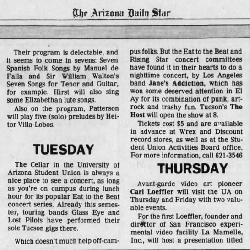 19870920 Arizona Daily Star Article