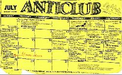 Anticlub Calendar