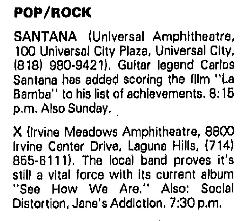Los Angeles Times Listing 2