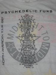 Psychedelic Furs Tour Shirt
