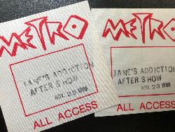 Aftershow Passes