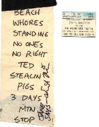 Ticket & Setlist