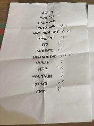 Setlist Lili Ava Santana