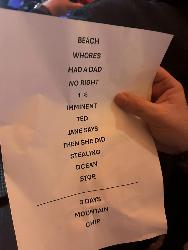 Setlist Maria Theresa