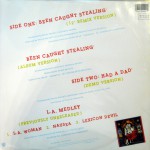Been Caught Stealing UK 12" Vinyl Back