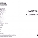 A Cabinet Of Curiosities UK Promo Disc 1 Slip