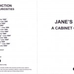 A Cabinet Of Curiosities UK Promo Disc 3 Slip