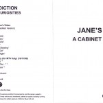 A Cabinet Of Curiosities UK Promo Disc 4 Slip