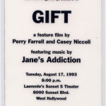 Gift Video Premiere Laminate Back