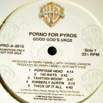 Good God's Urge Vinyl Promo Label