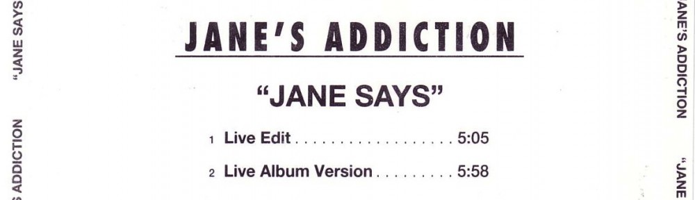 Jane Says (1997) U-Card