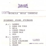 Porno For Pyros UK Promo Cassette
