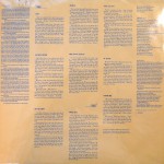 Ritual de lo Habitual 180 Gram Vinyl Insert Front