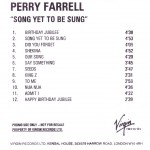 Song Yet To Be Sung UK Promo Cover