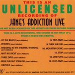 Jane's Addiction Live U-Card