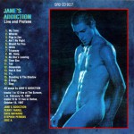 Live And Profane (1CD) Back Cover
