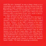 Live And Profane (1CD) Inside 5