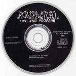 Live And Profane 2CD Disc 1