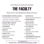 The Faculty Advance CD Cover